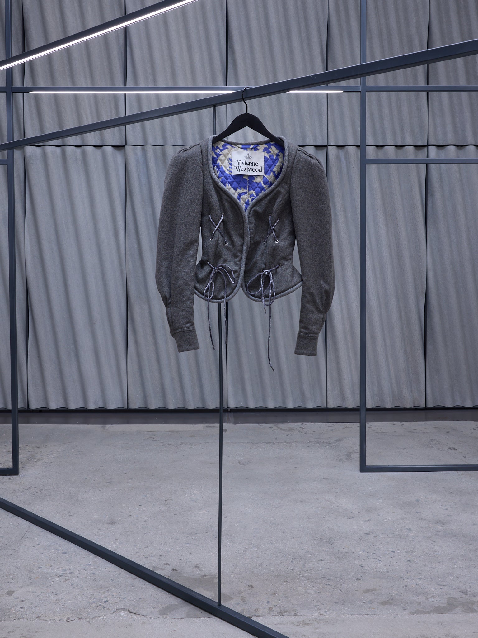 Gray Gexi Spencer Jacket (14010069-W00MB-M409-MILITARY)