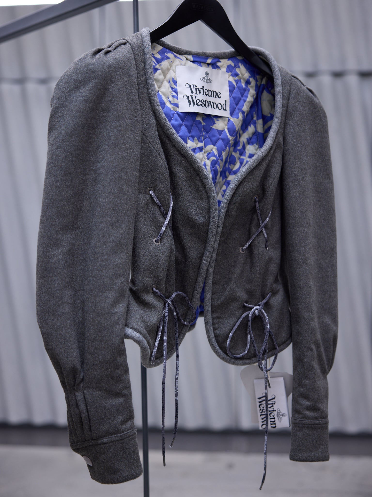 Gray Gexi Spencer Jacket (14010069-W00MB-M409-MILITARY)