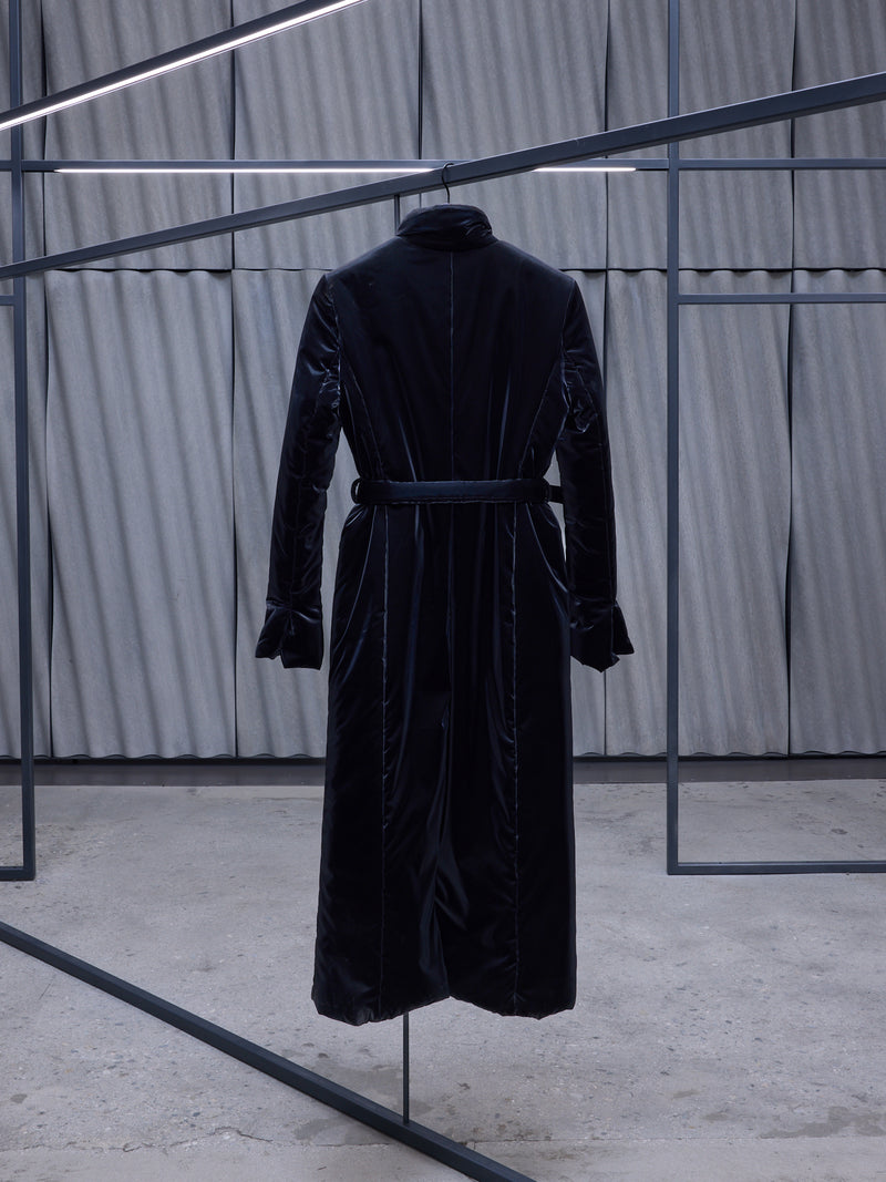 Black Signature Split Puffer Coat (903202-BLACK)