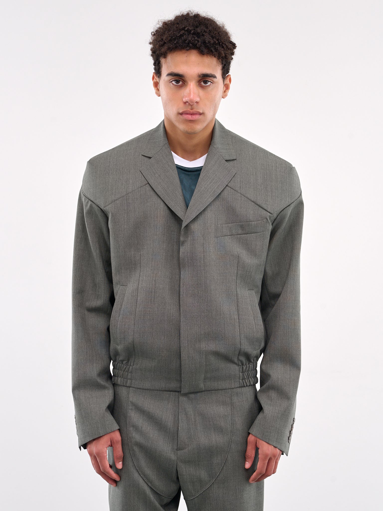 Hybrid Blazer Blouson (361WT11415-GREEN)