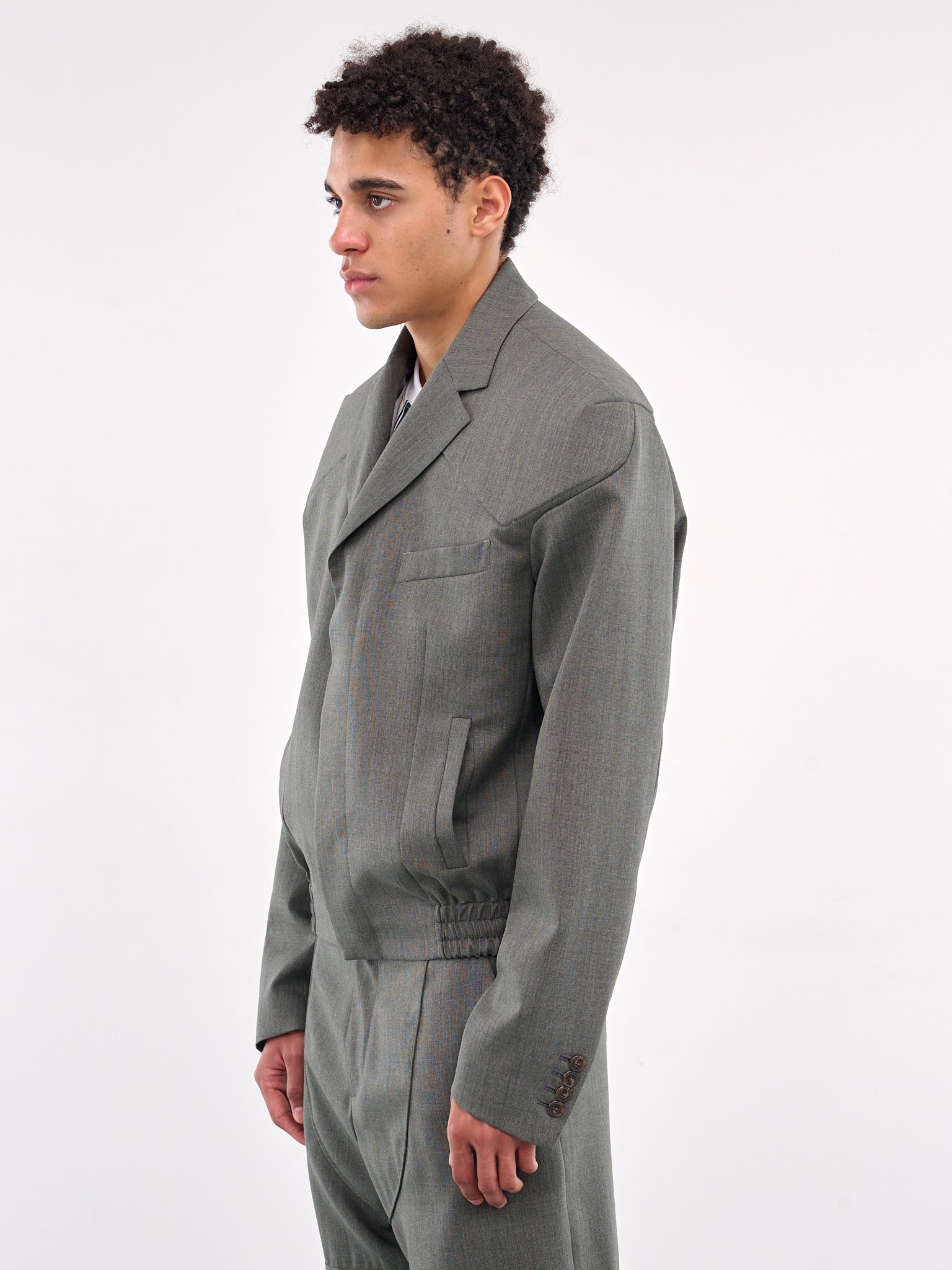 Hybrid Blazer Blouson (361WT11415-GREEN)
