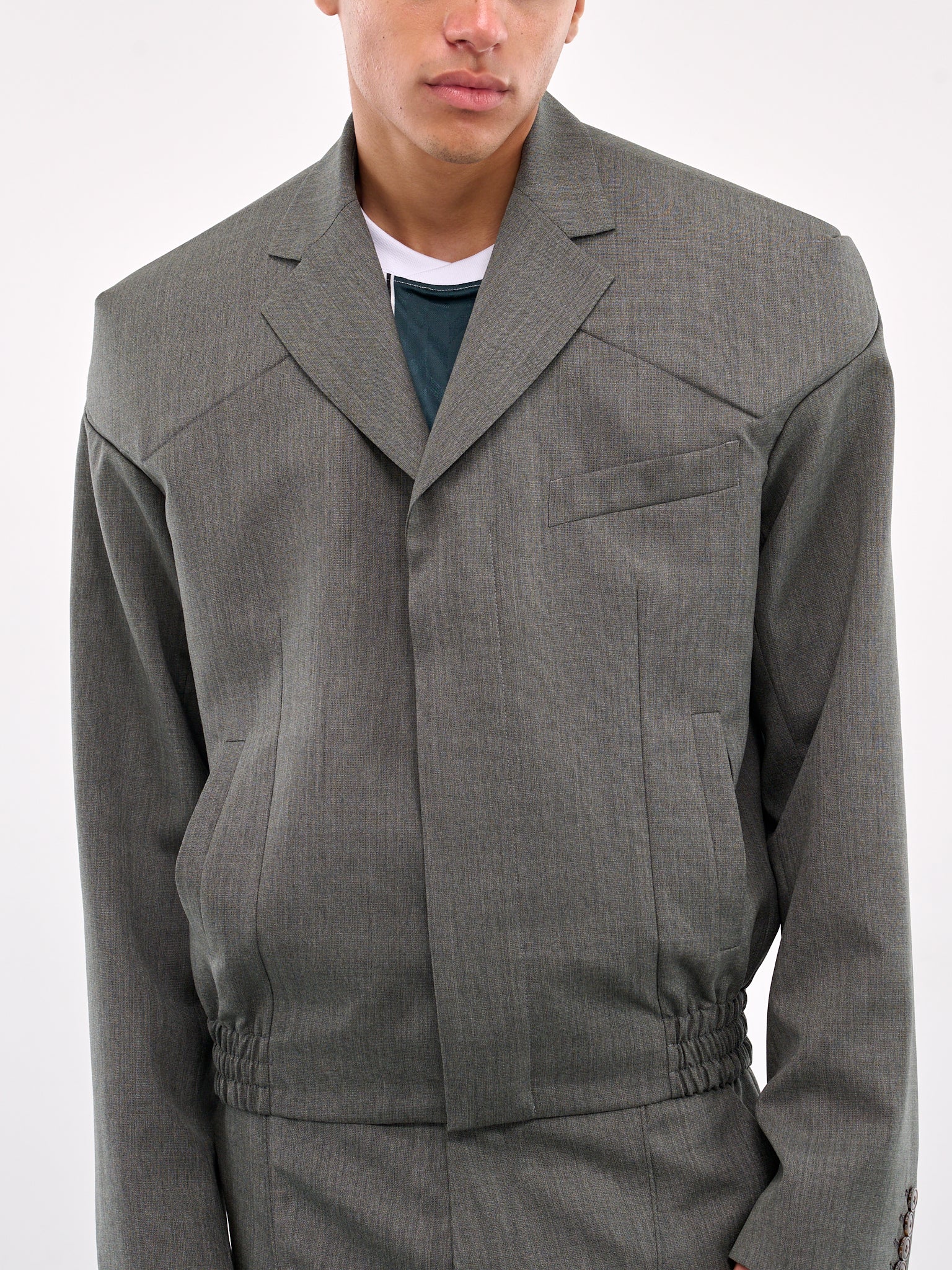 Hybrid Blazer Blouson (361WT11415-GREEN)