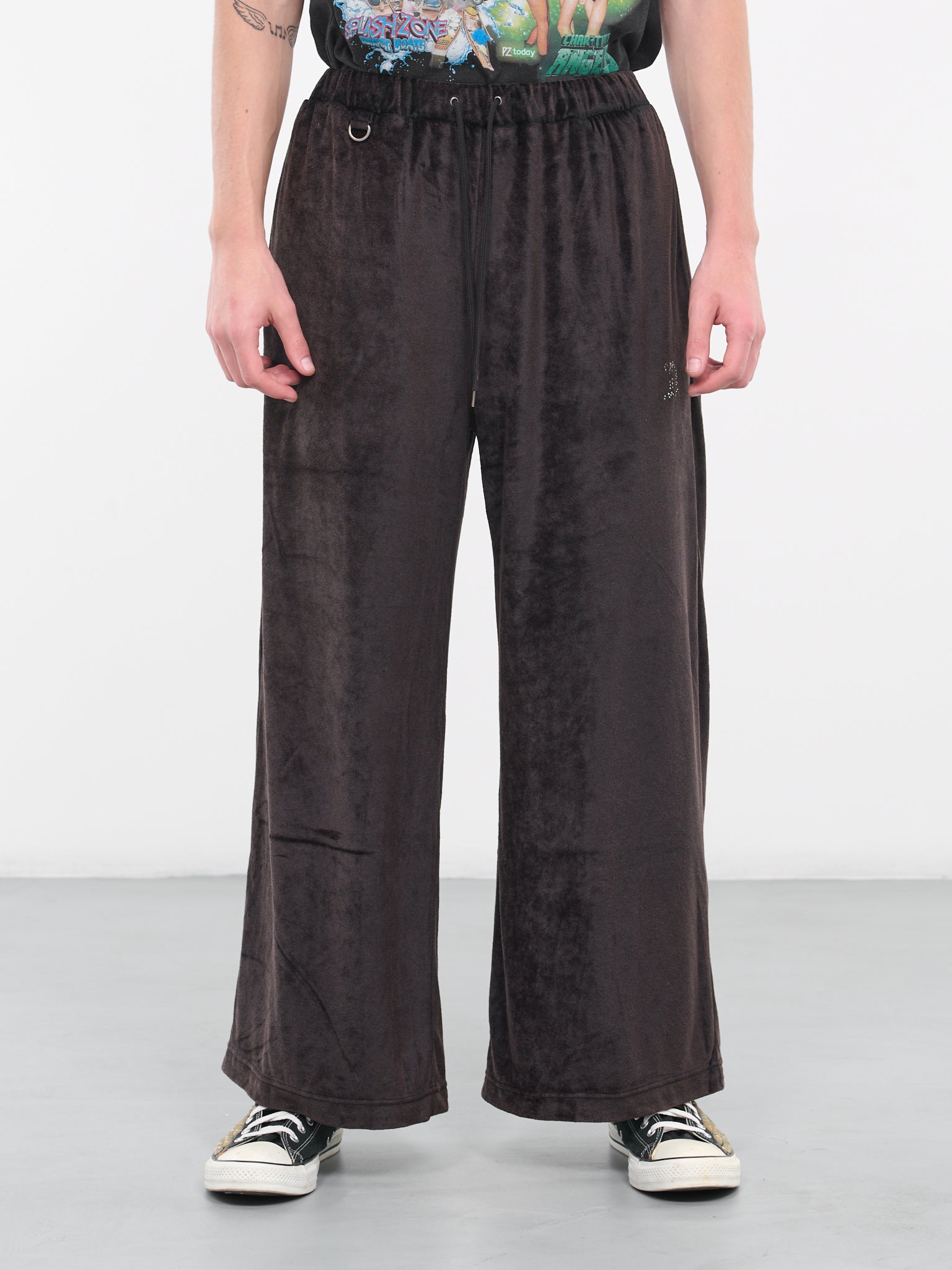 Crystal Velvet Pants (36PT247-BLACK)
