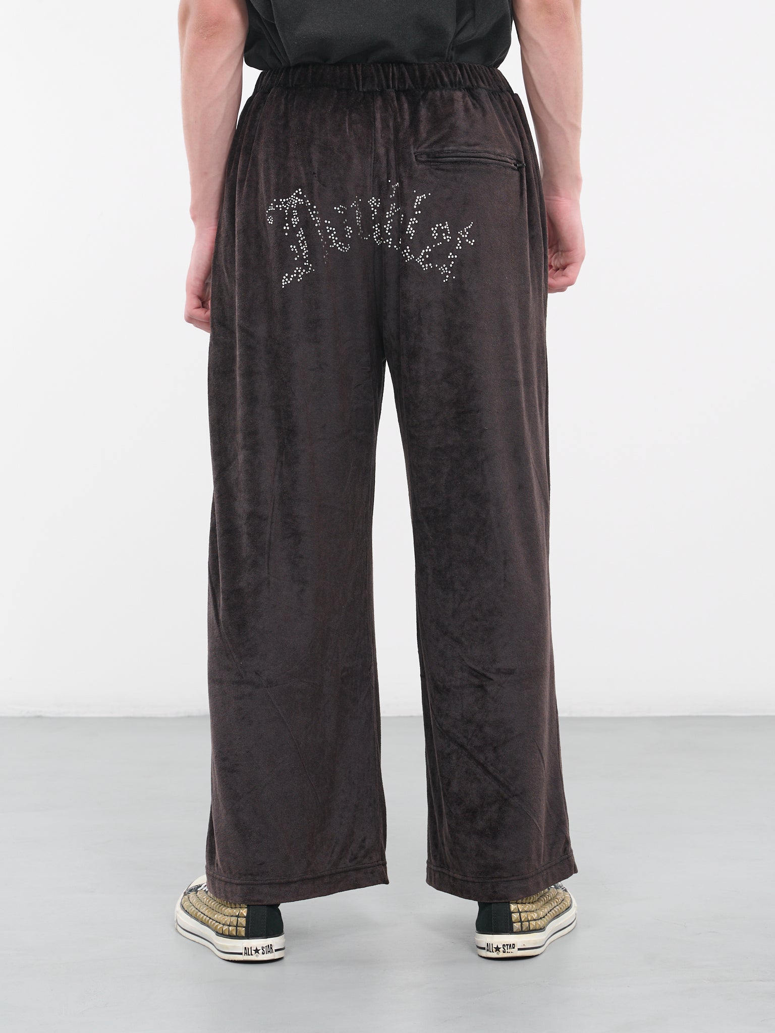 Crystal Velvet Pants (36PT247-BLACK)