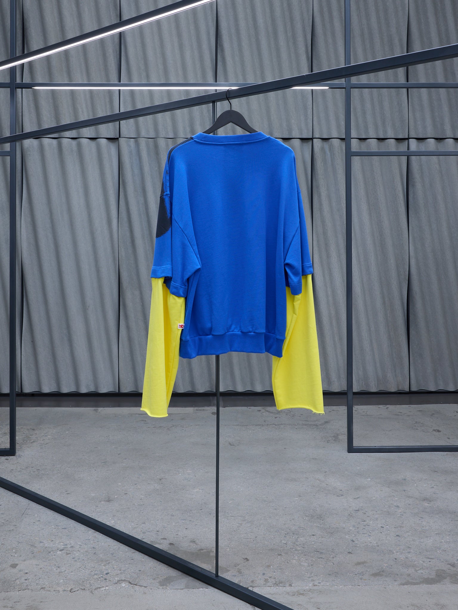 Blue Peace Super Oversized Sweater (8030-PEACE-CC37-BLUE)