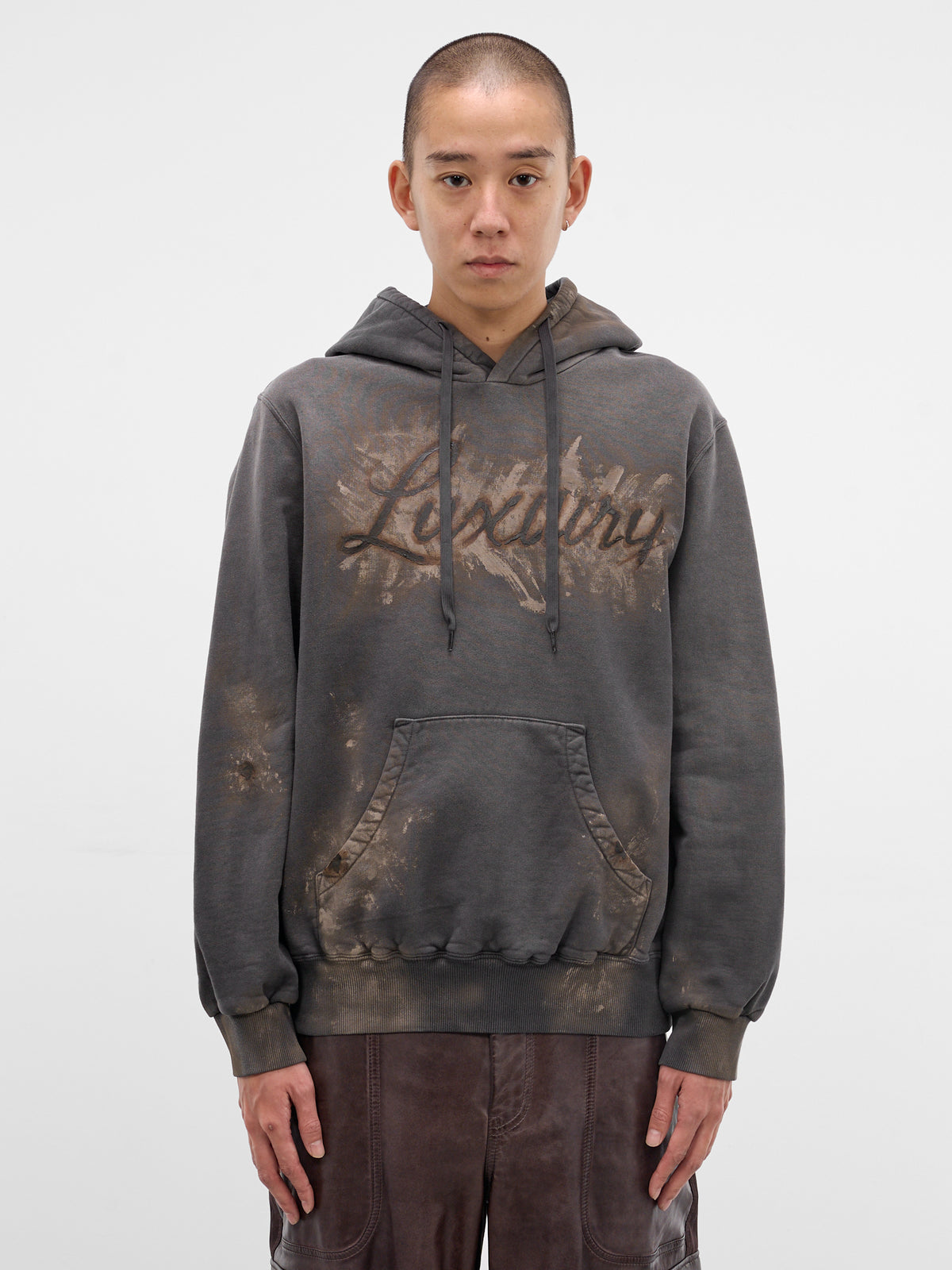 DOUBLET Faded Dirty Luxury Hoodie - front