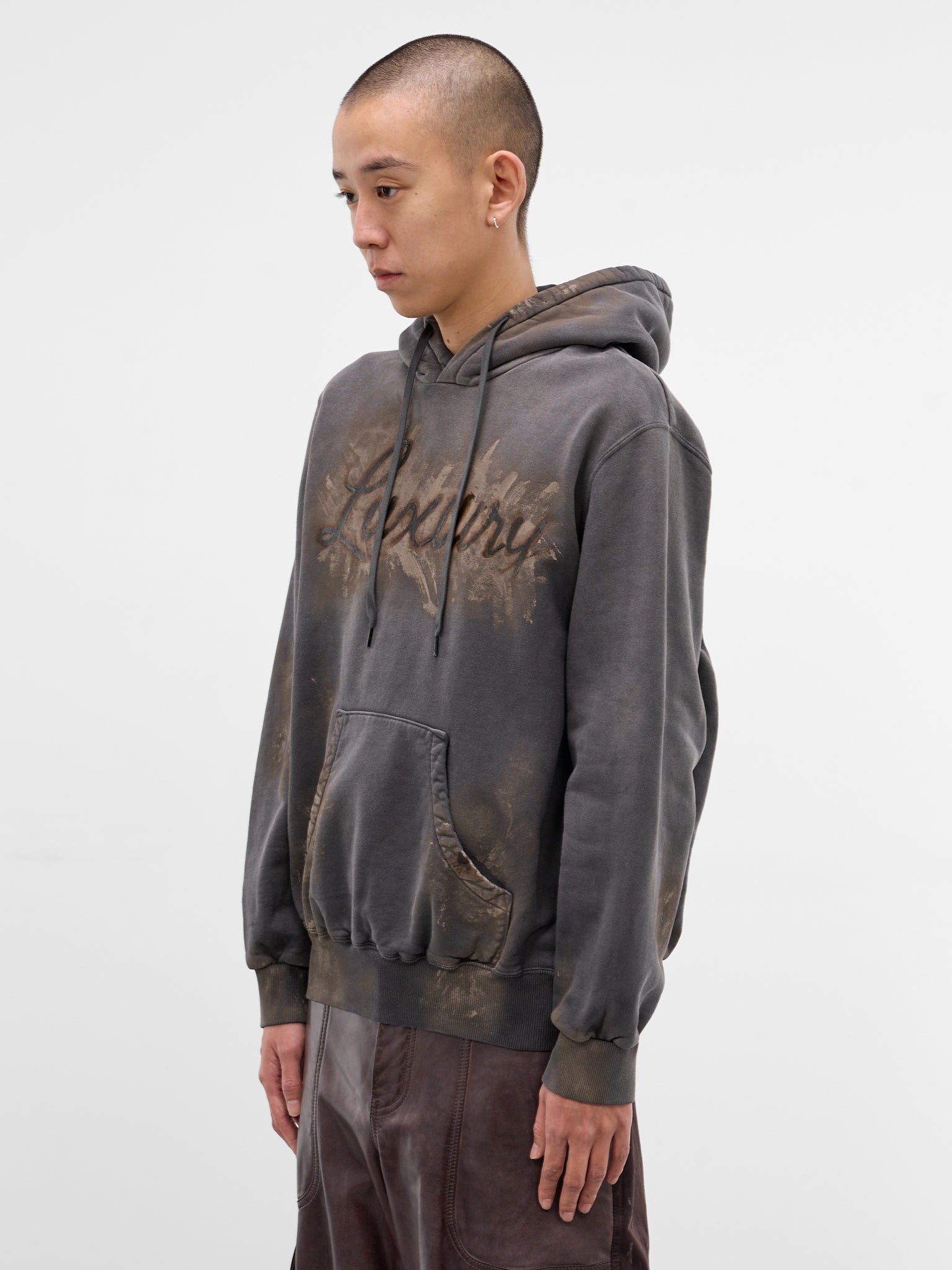 DOUBLET Faded Dirty Luxury Hoodie - side