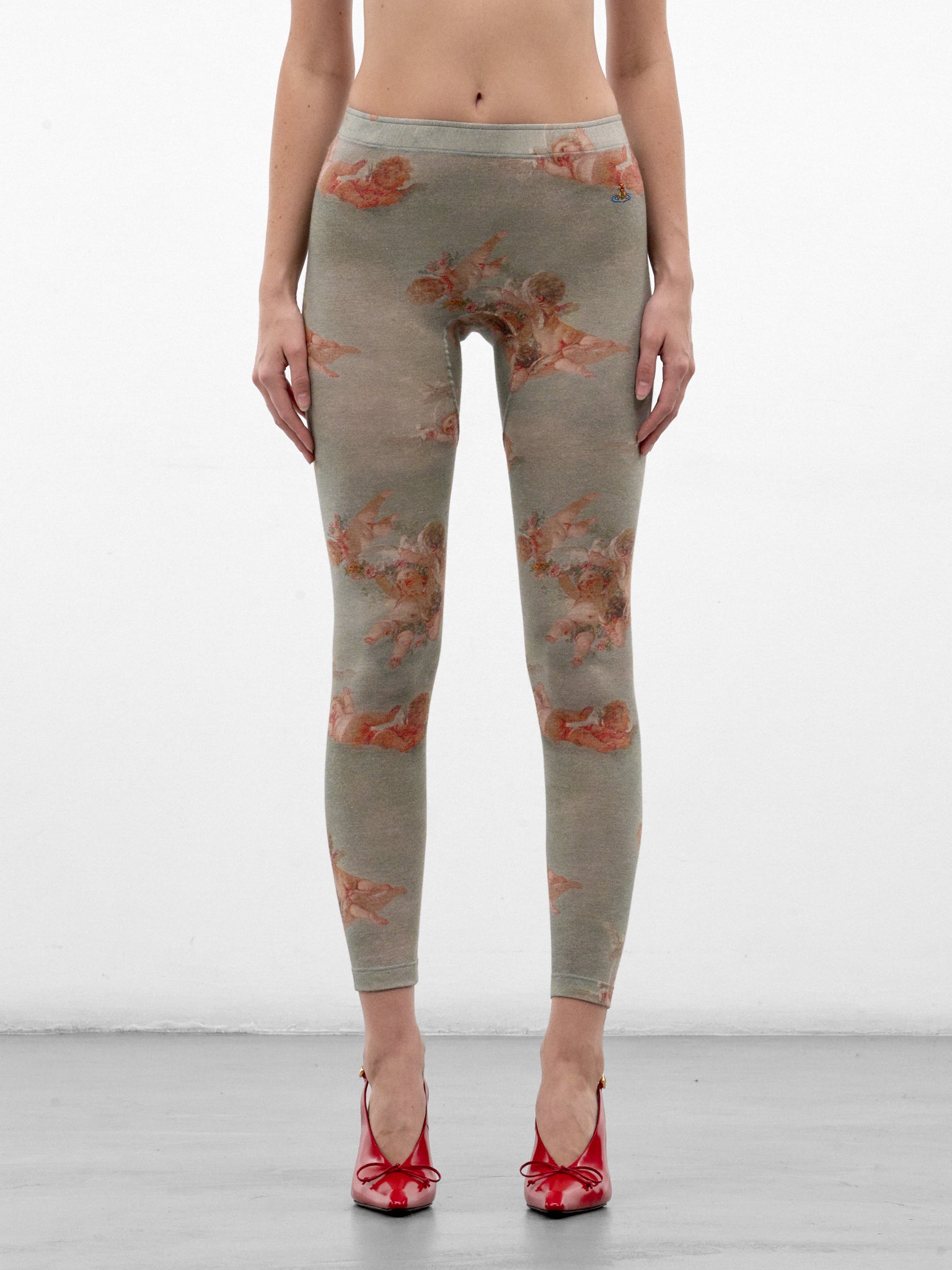 Cherub Print Leggings (3J010006-J00BG-PRIMAVERA-CHERU)