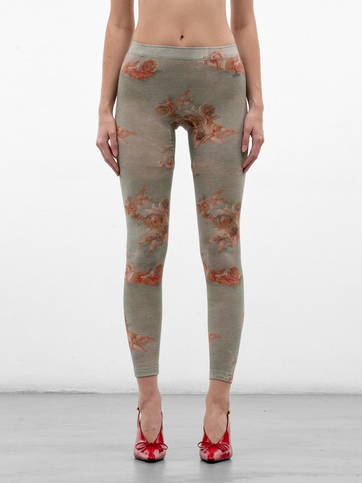 Cherub Print Leggings (3J010006-J00BG-PRIMAVERA-CHERU)