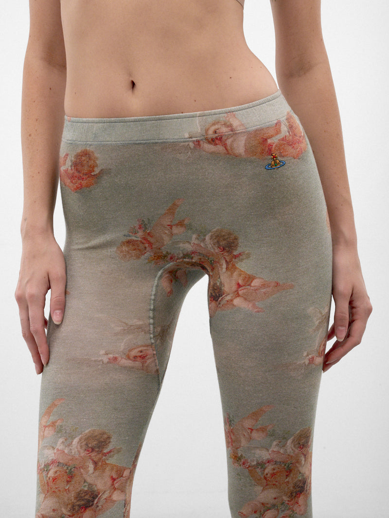 Cherub Print Leggings (3J010006-J00BG-PRIMAVERA-CHERU)