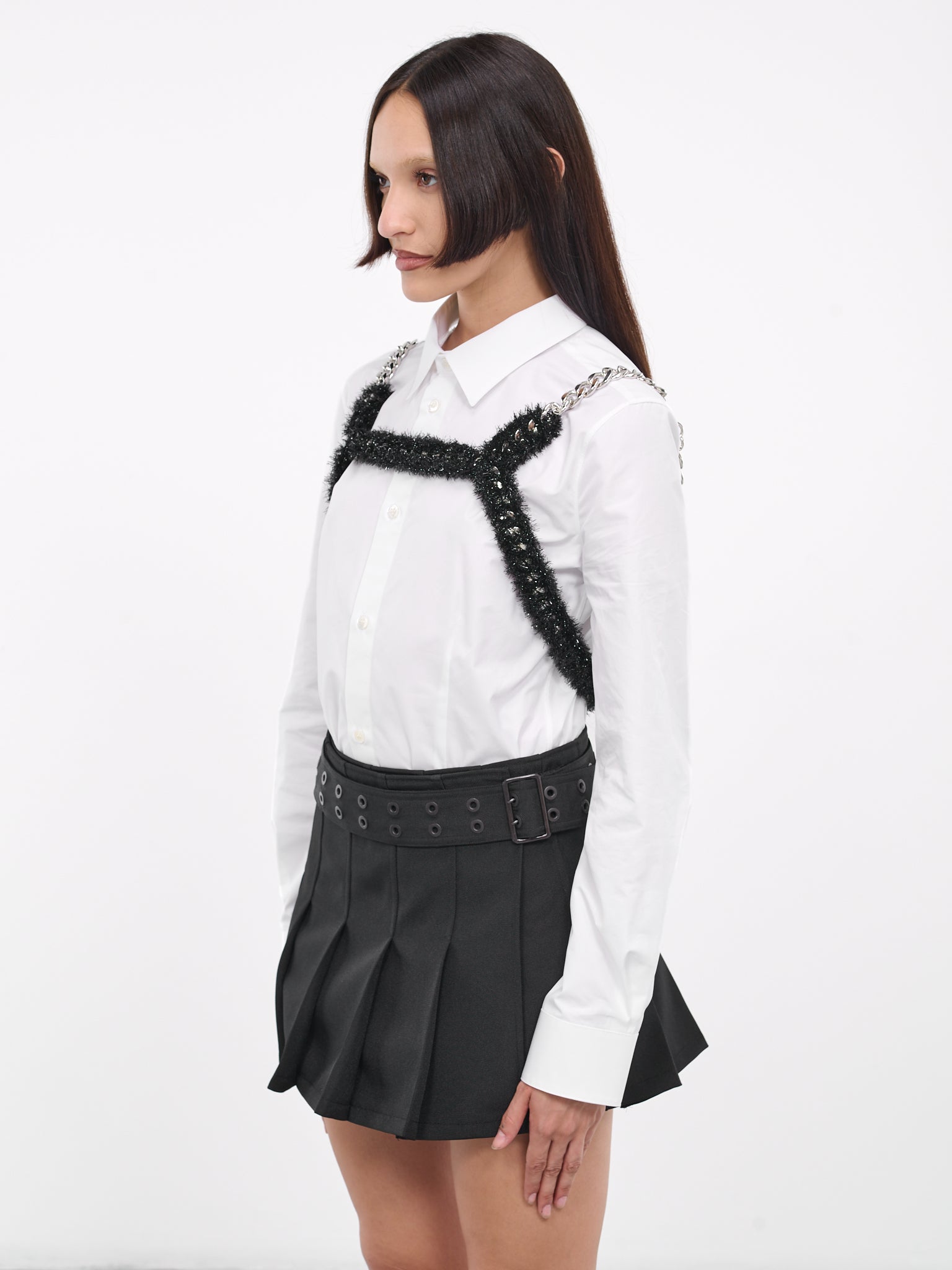 Curb Chain Harness (3L-V003-051-BLACK-SILVER)