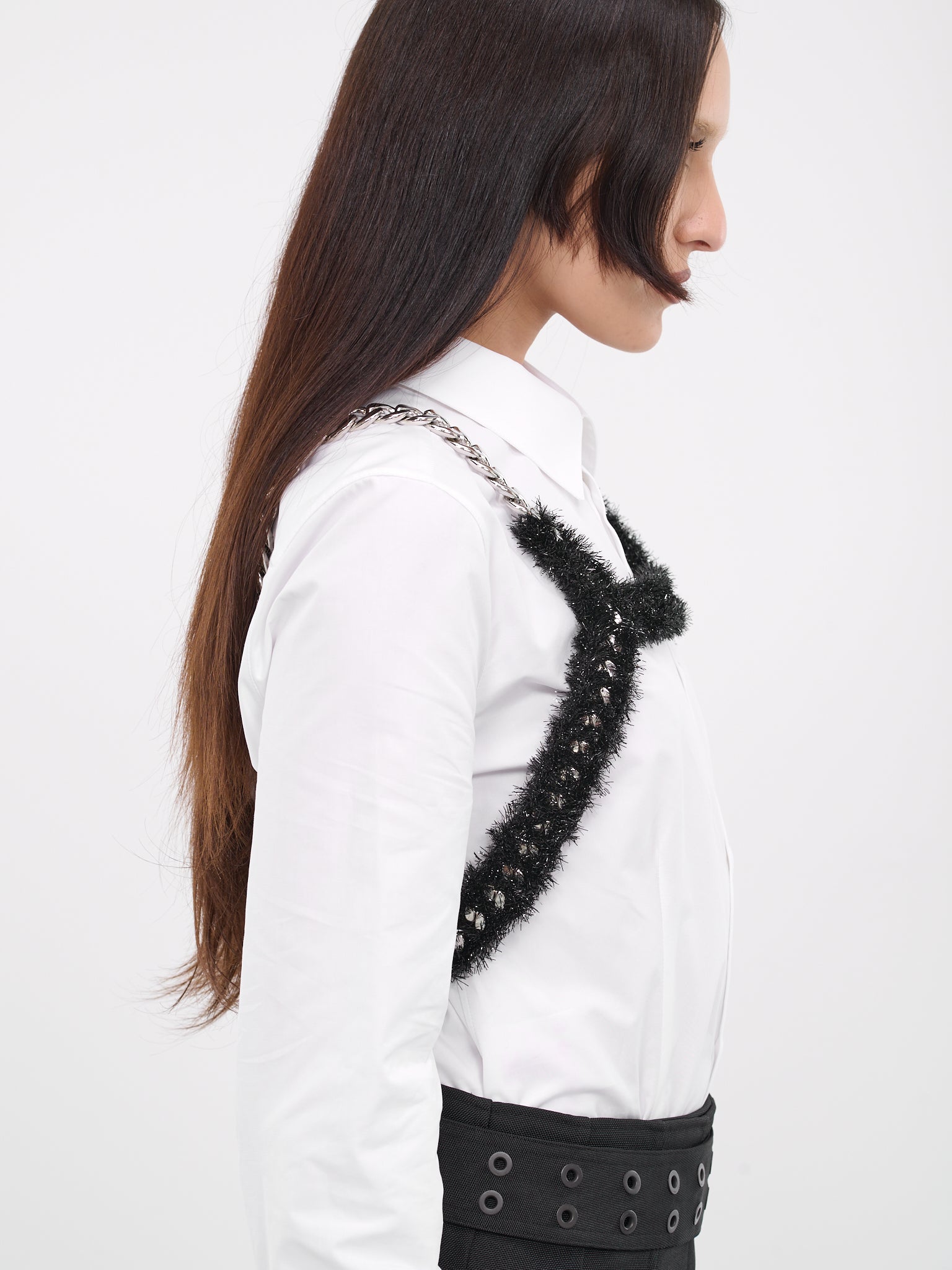 Curb Chain Harness (3L-V003-051-BLACK-SILVER)