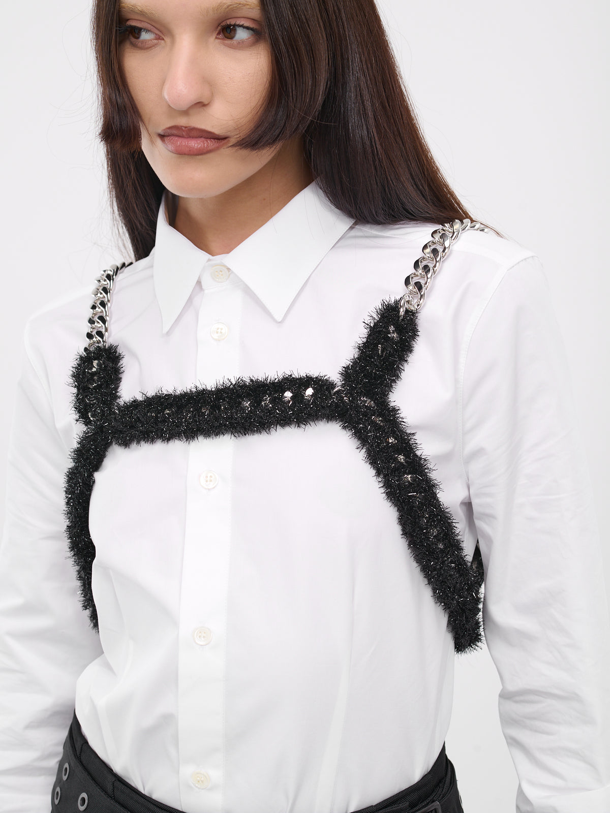 Curb Chain Harness (3L-V003-051-BLACK-SILVER)