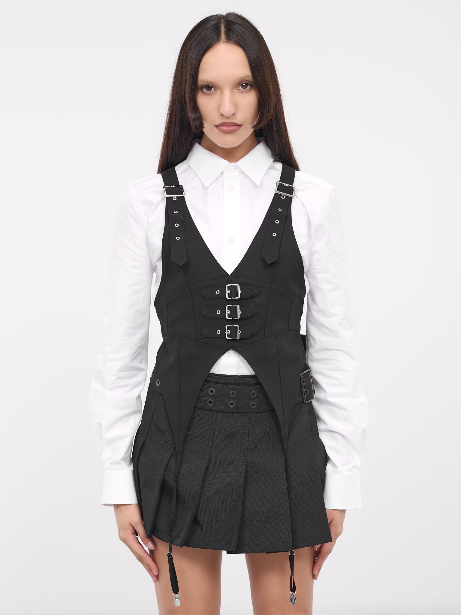 Buckled Gilet (3L-V007-051-BLACK)