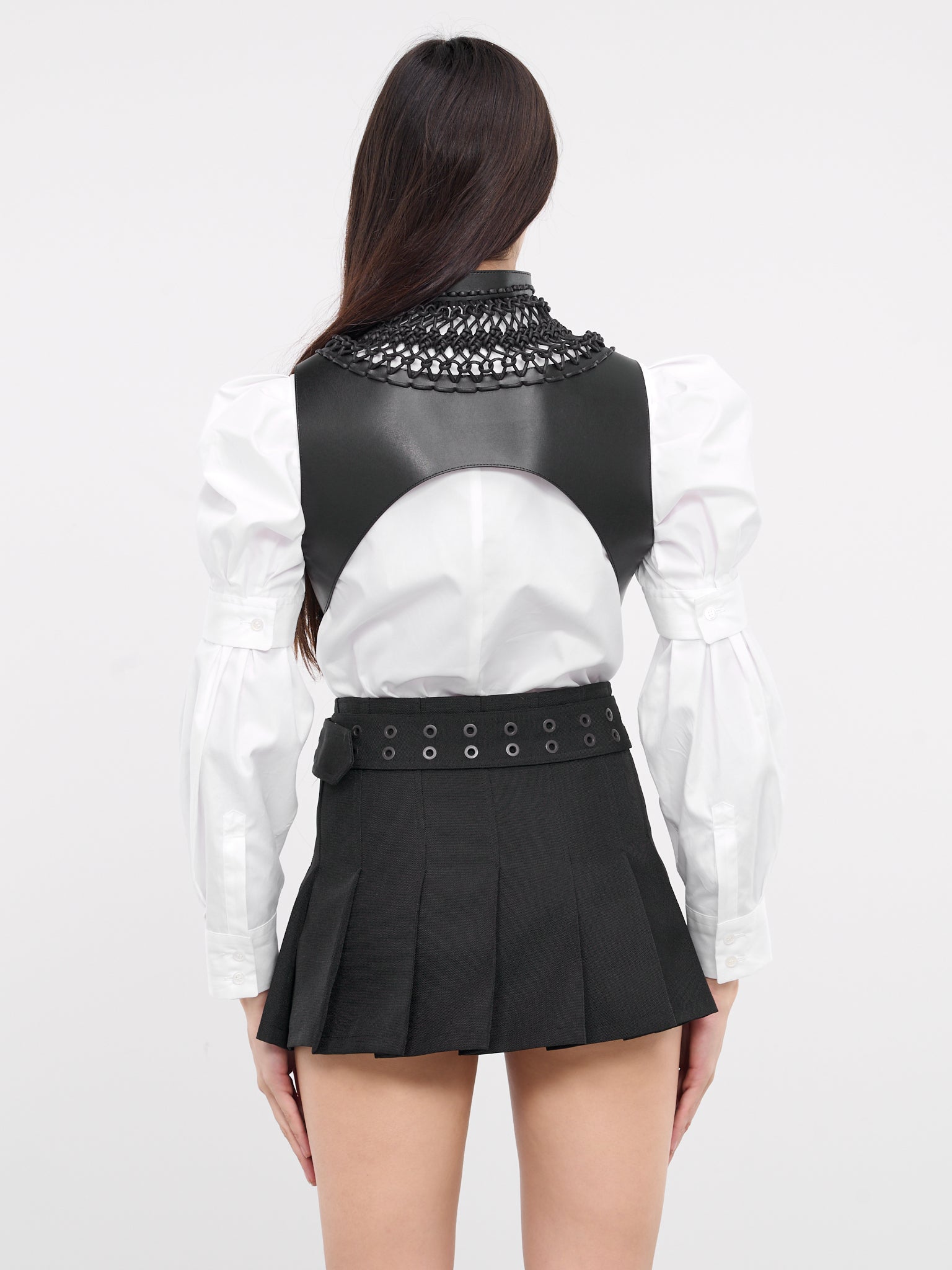 Synthetic Leather Vest (3M-V001-051-BLACK)