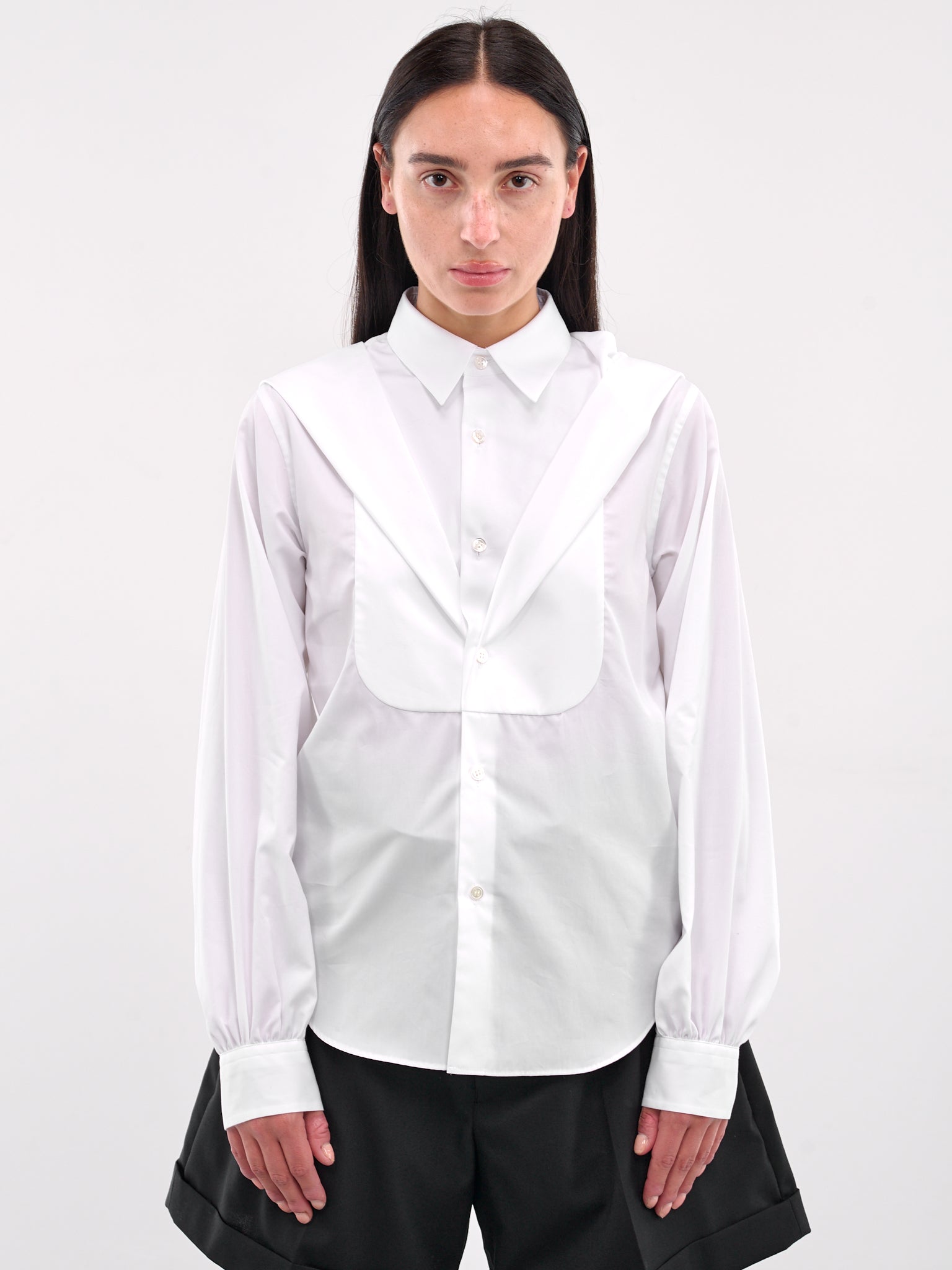 Hooded Shirt (3O-B010-WHITE)