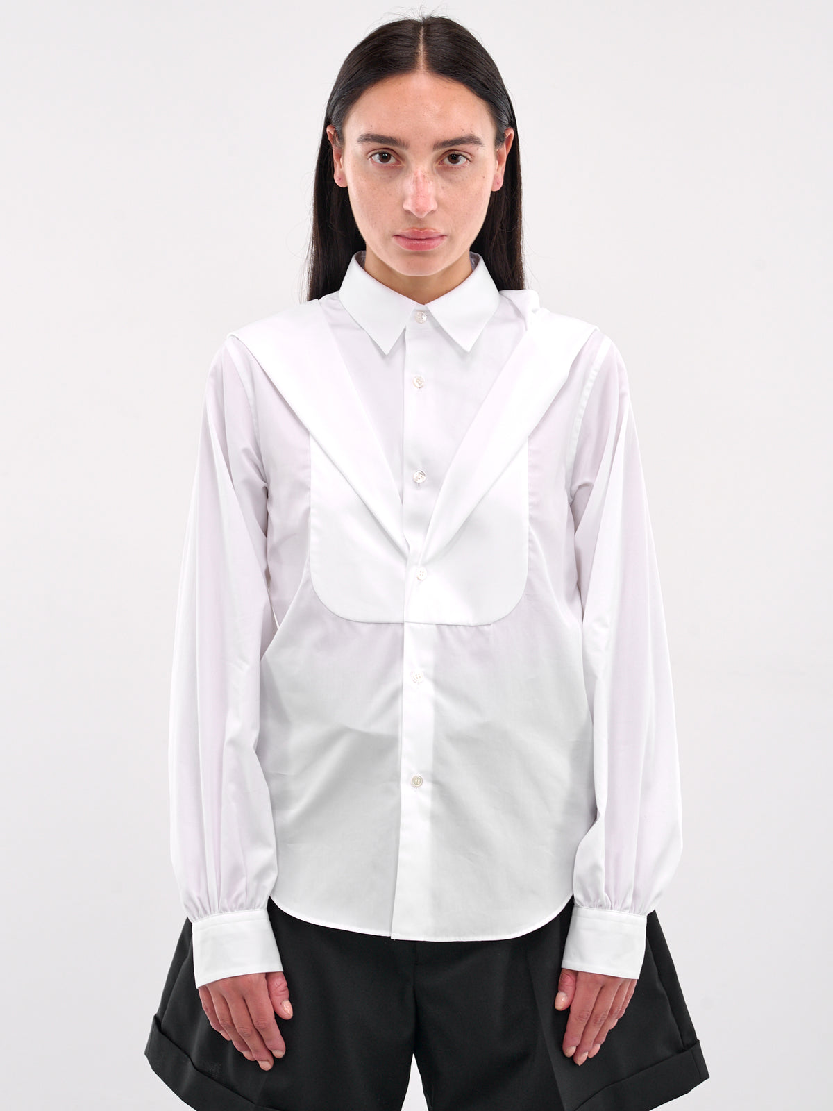 Hooded Shirt (3O-B010-WHITE)
