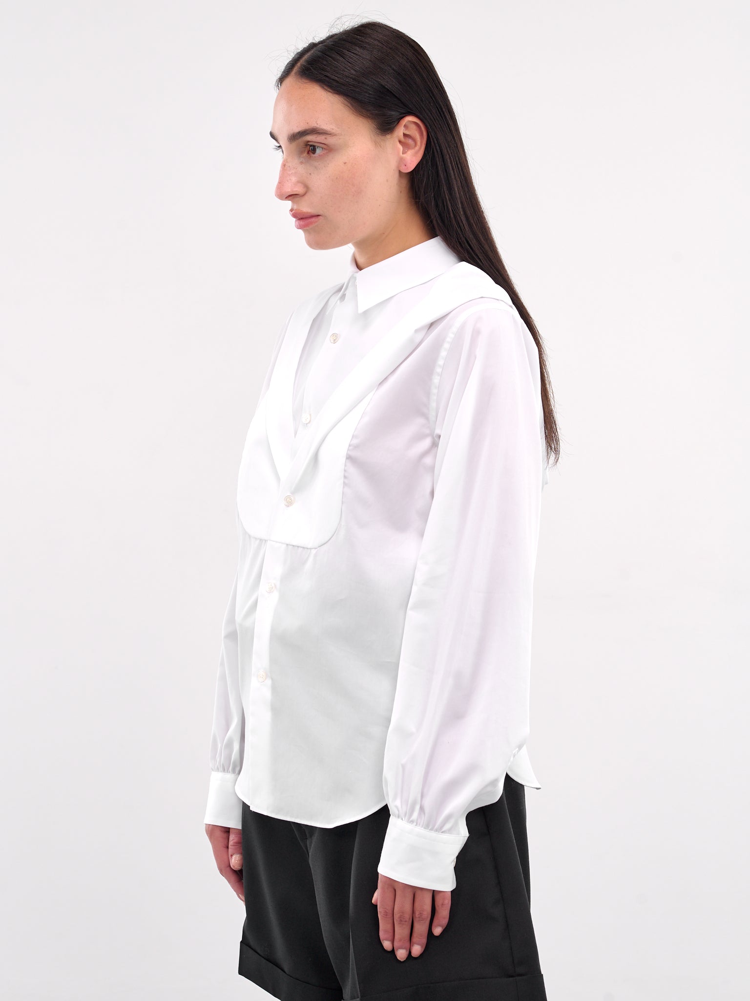 Hooded Shirt (3O-B010-WHITE)
