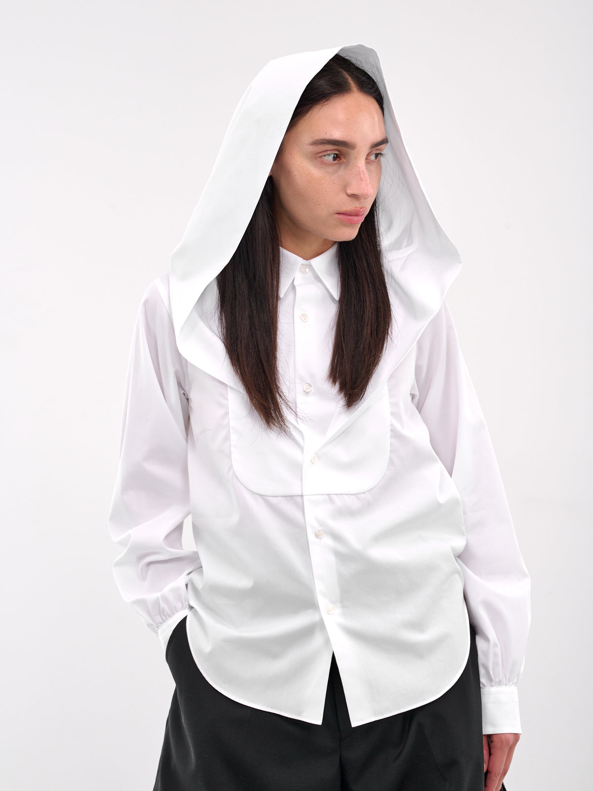 Hooded Shirt (3O-B010-WHITE)
