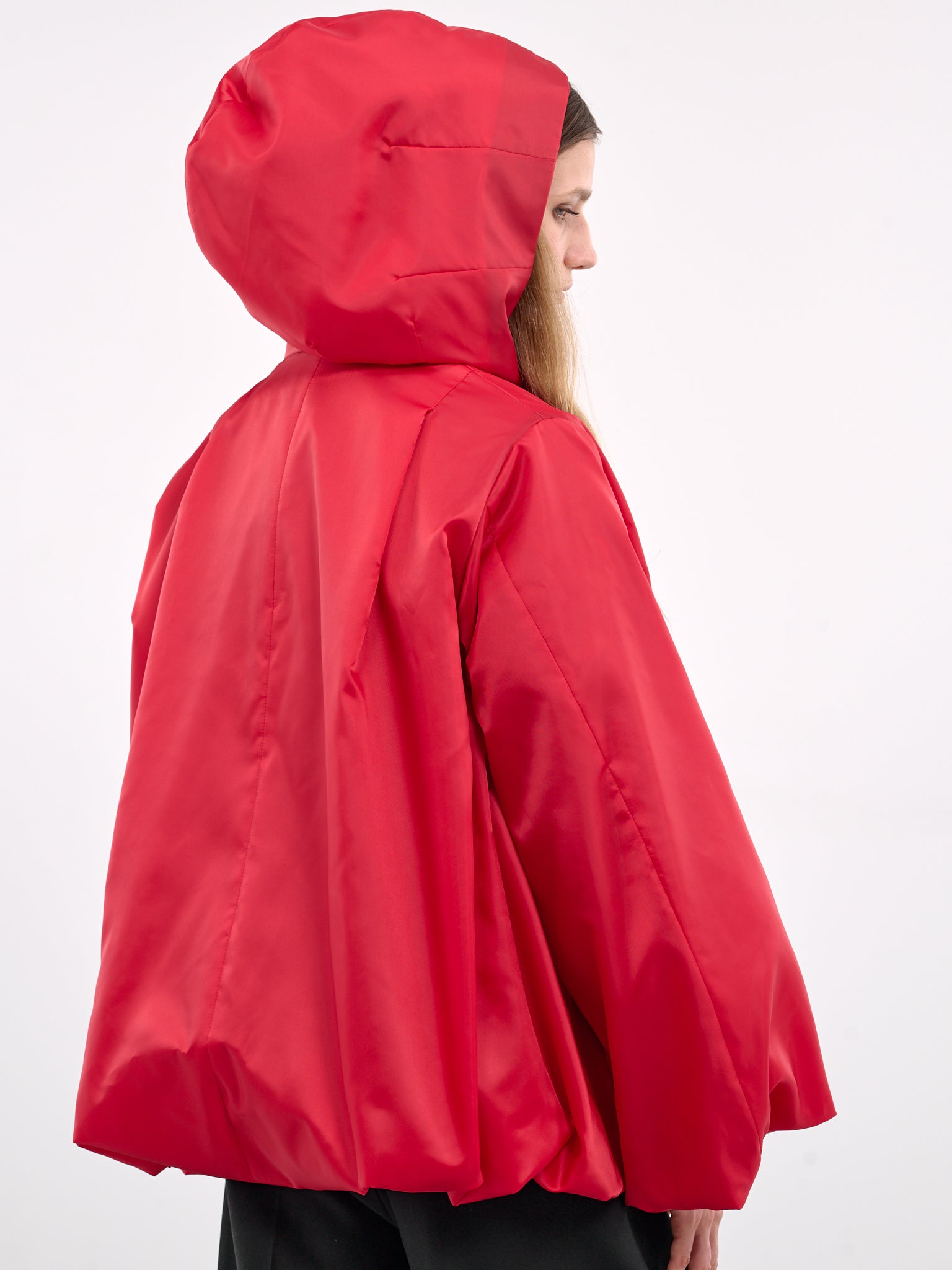 Oversized Hood Jacket (3O-J015-S25-RED)