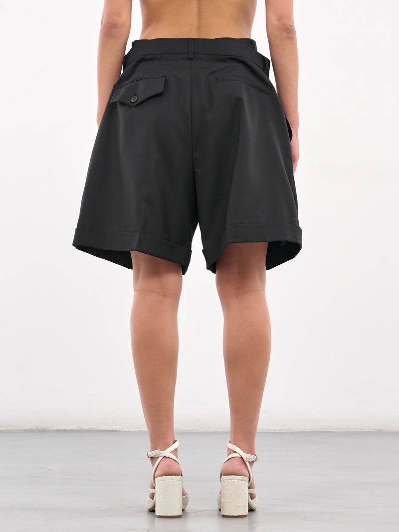 Layered Shorts (3O-P005-BLACK)