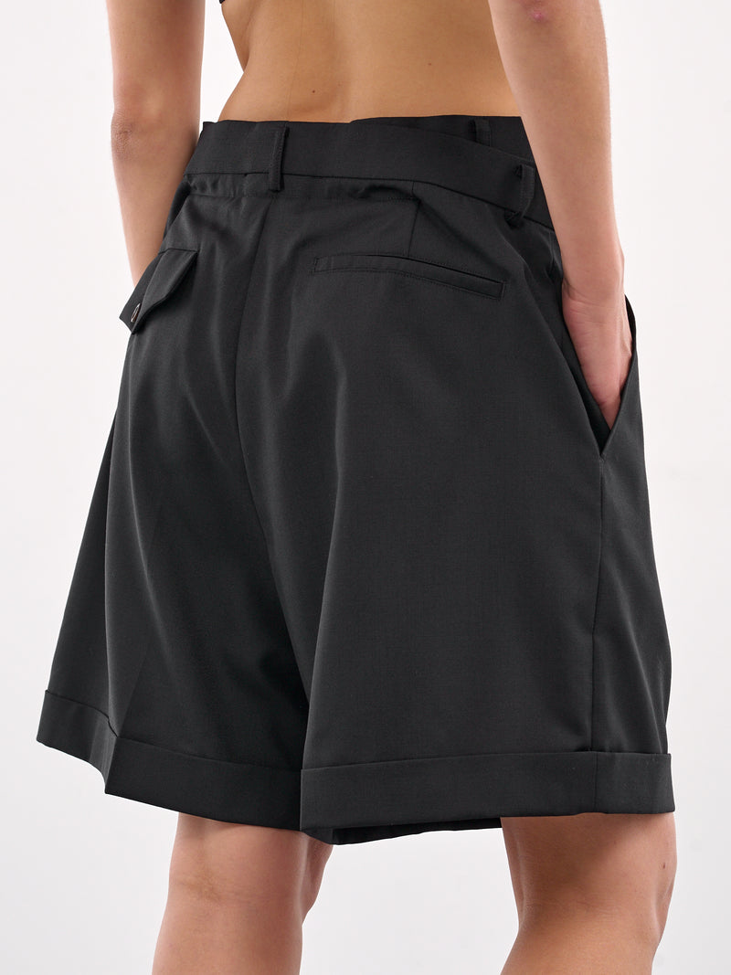 Layered Shorts (3O-P005-BLACK)