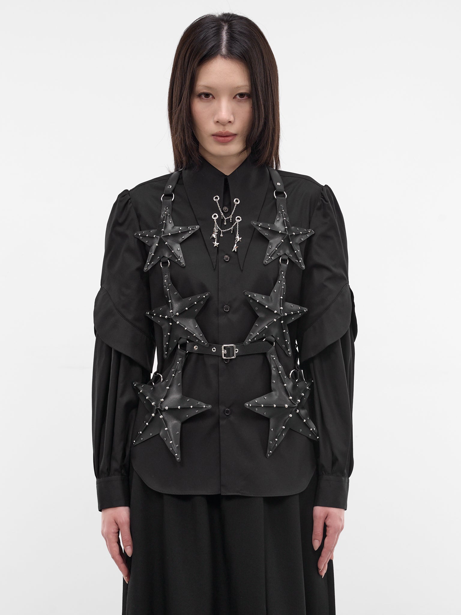 Black 3D Star Harness Vest (3Q-V001-S26-BLACK)