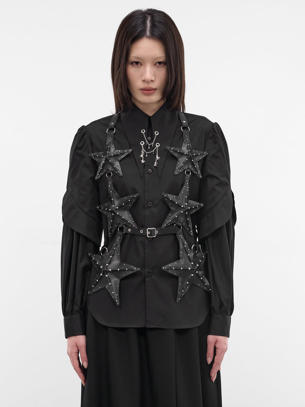 Black 3D Star Harness Vest (3Q-V001-S26-BLACK)