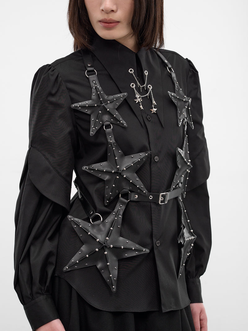 Black 3D Star Harness Vest (3Q-V001-S26-BLACK)