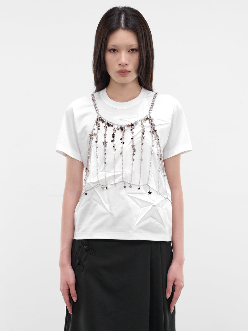 Aluminum Chainlink Star Harness Vest (3Q-V005-S26-SILVER)