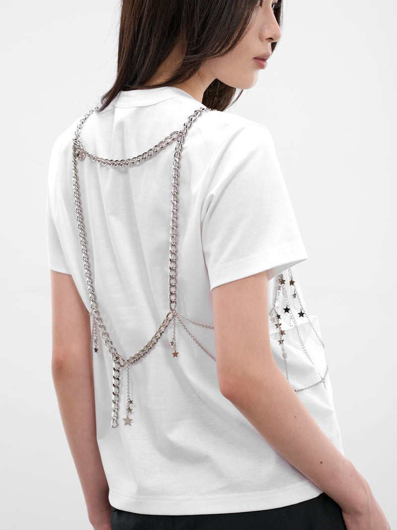 Aluminum Chainlink Star Harness Vest (3Q-V005-S26-SILVER)