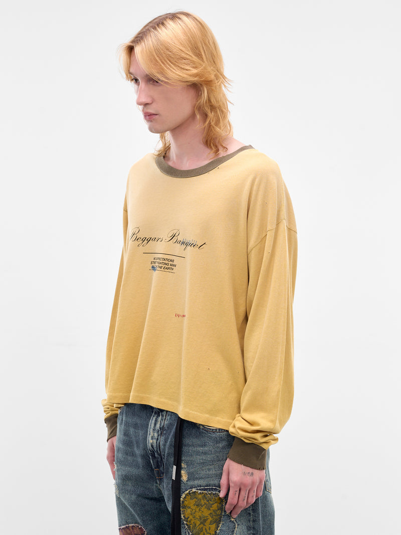 Paly x Rolling Stones Beggars Banquet Tee (3U001Q2021YLW-YELLOW)