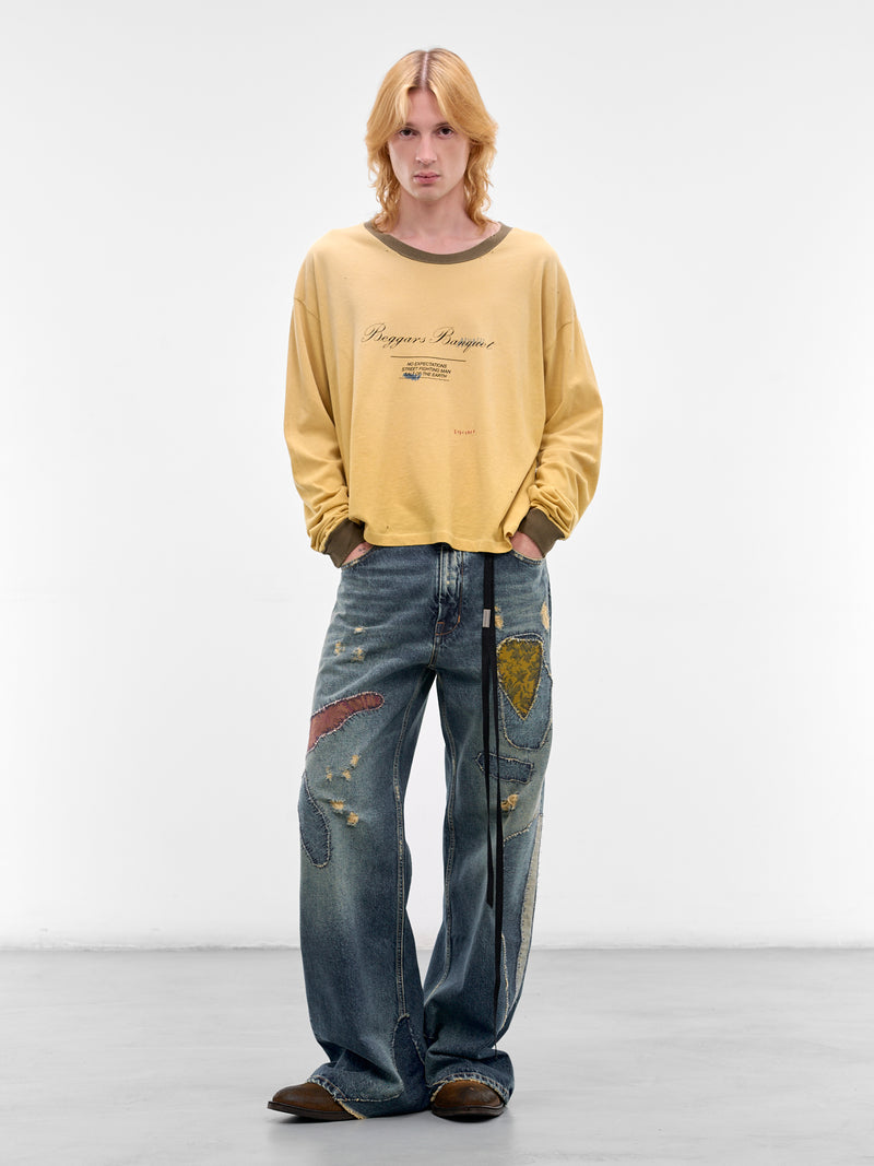 Paly x Rolling Stones Beggars Banquet Tee (3U001Q2021YLW-YELLOW)