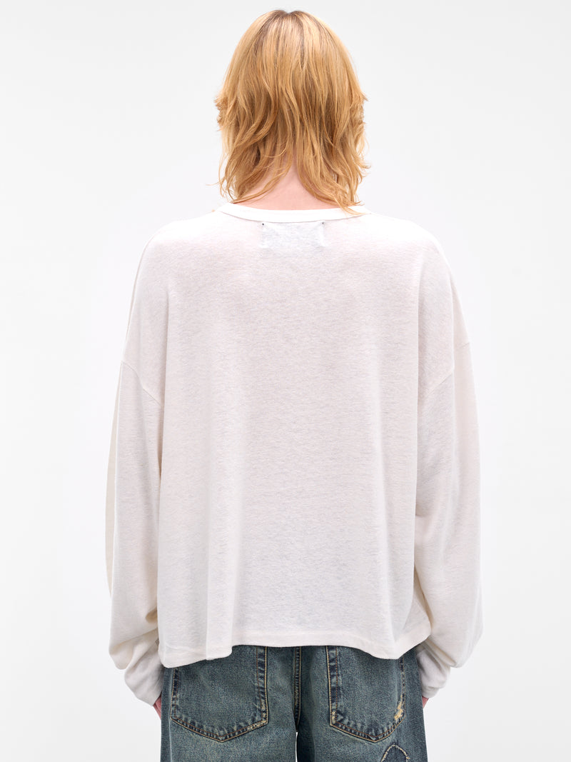 Paly x Rolling Stones Embroidered Tee (3U002Q2021VWT-CREAM)