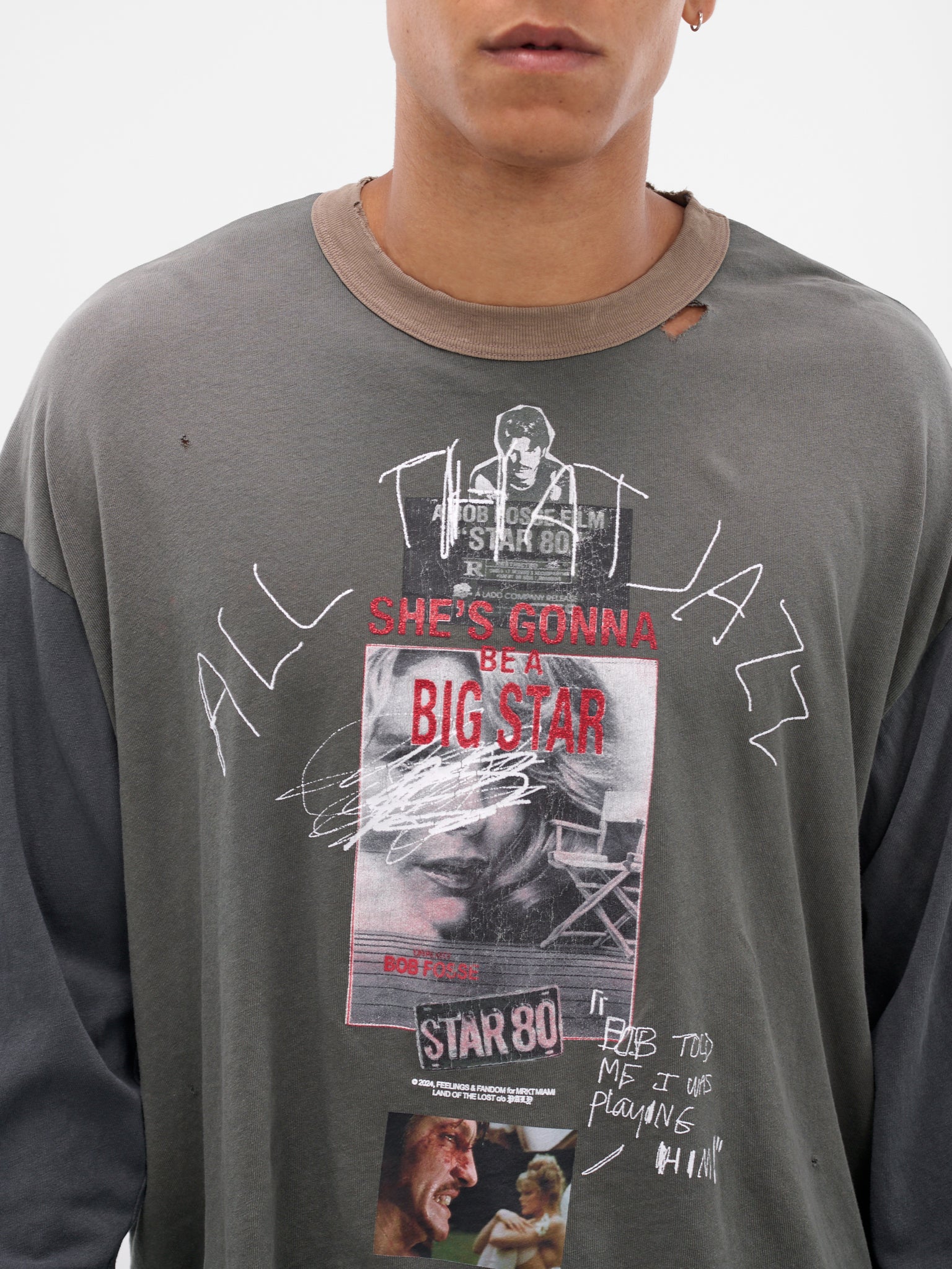 Black 'Star 80' Long Sleeve (3U002Q3009VBK-BLACK)