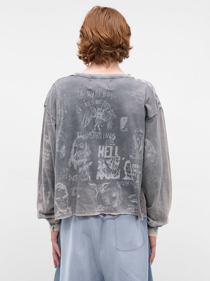 Bethlehem Inn Long Sleeve Tee (3U005Q1010VBK-VINTAGE-BLACK)