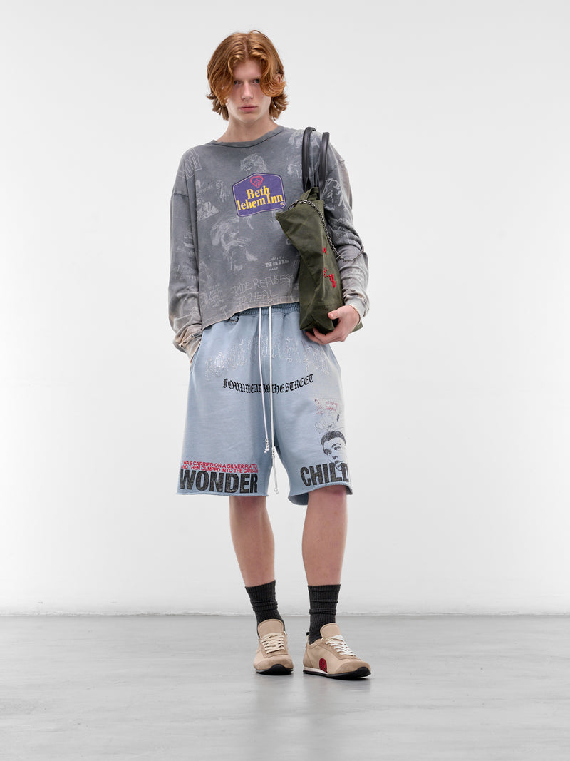 Bobby Driscoll Sweat Shorts (5U017Q1010BBY-BABY-BLUE)