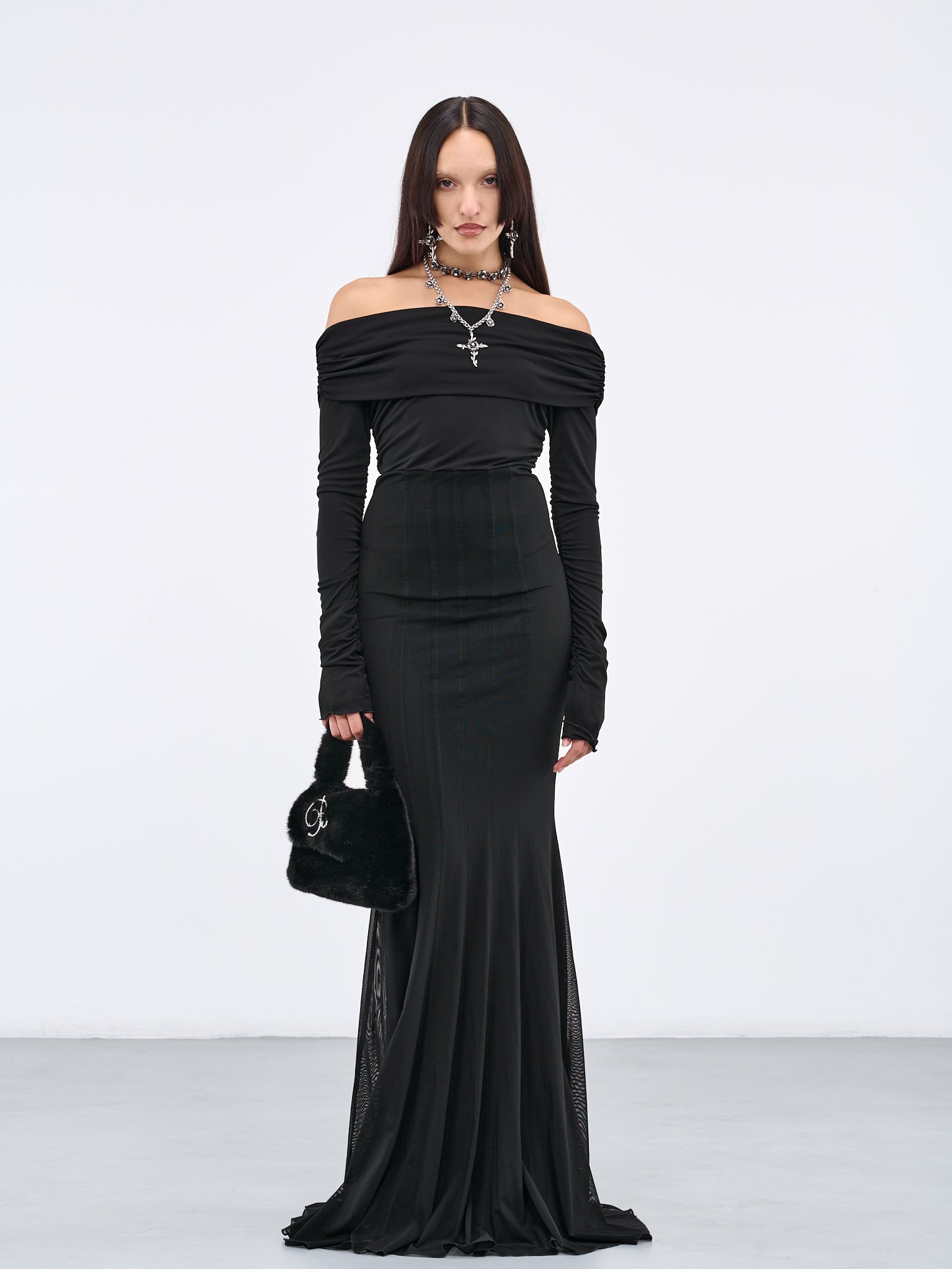 BLUMARINE Drape Long Dress | H.Lorenzo BLUMARINE Drape Long Dress | H.Lorenzo