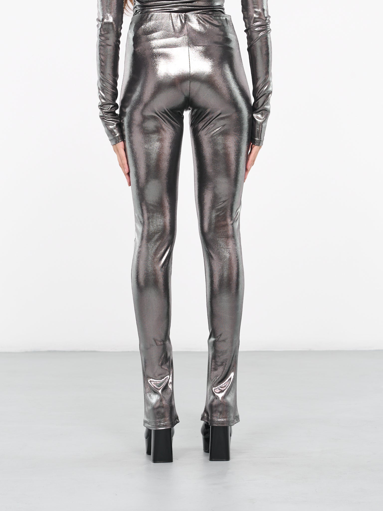 Laminated Pants (4-4P019A-N0992-ARGENTO)