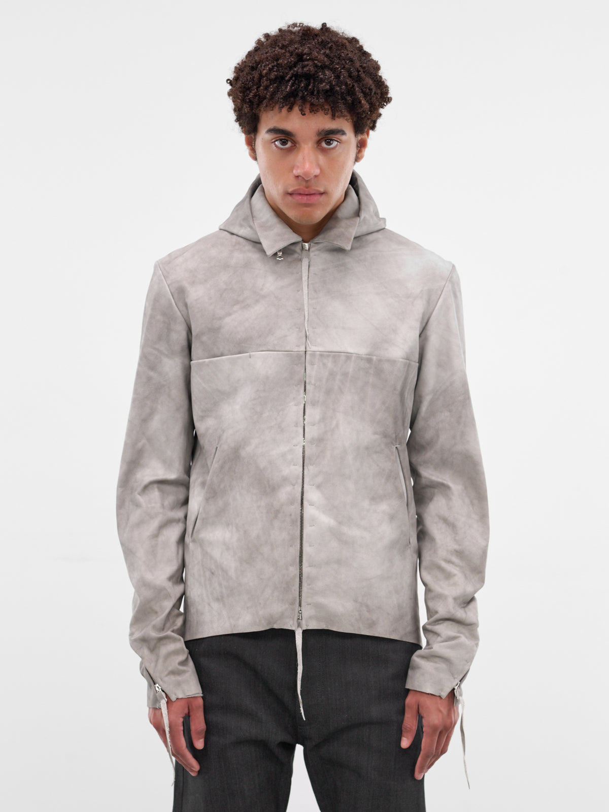 4-Pocket Detachable Hood Leather Jacket (4-POCKET-DETACHABLE-HOOD-CARBO)