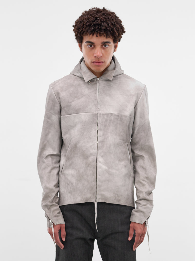 4-Pocket Detachable Hood Leather Jacket (4-POCKET-DETACHABLE-HOOD-CARBO)