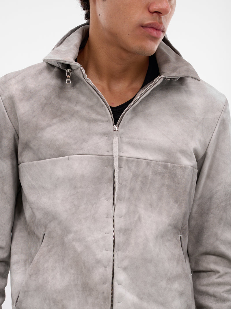 4-Pocket Detachable Hood Leather Jacket (4-POCKET-DETACHABLE-HOOD-CARBO)