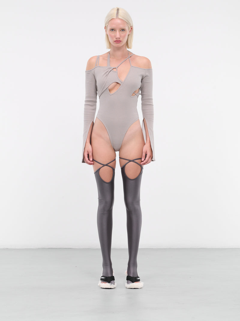 Armour Leotard (405-801-GREY-SAGE)