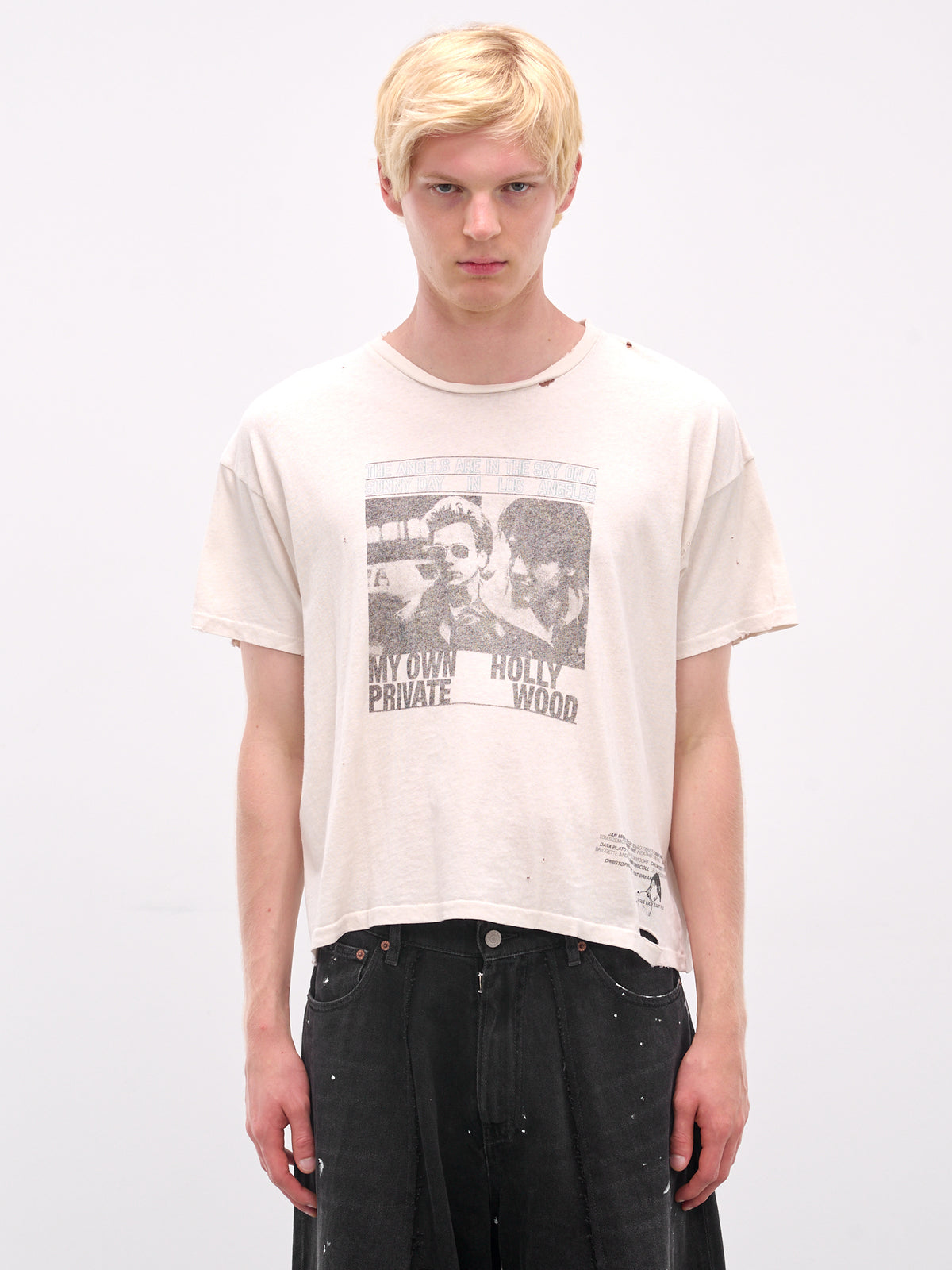 Cream 'Lost Angels' Graphic Tee (2U0010Q3009VWT-CREAM)