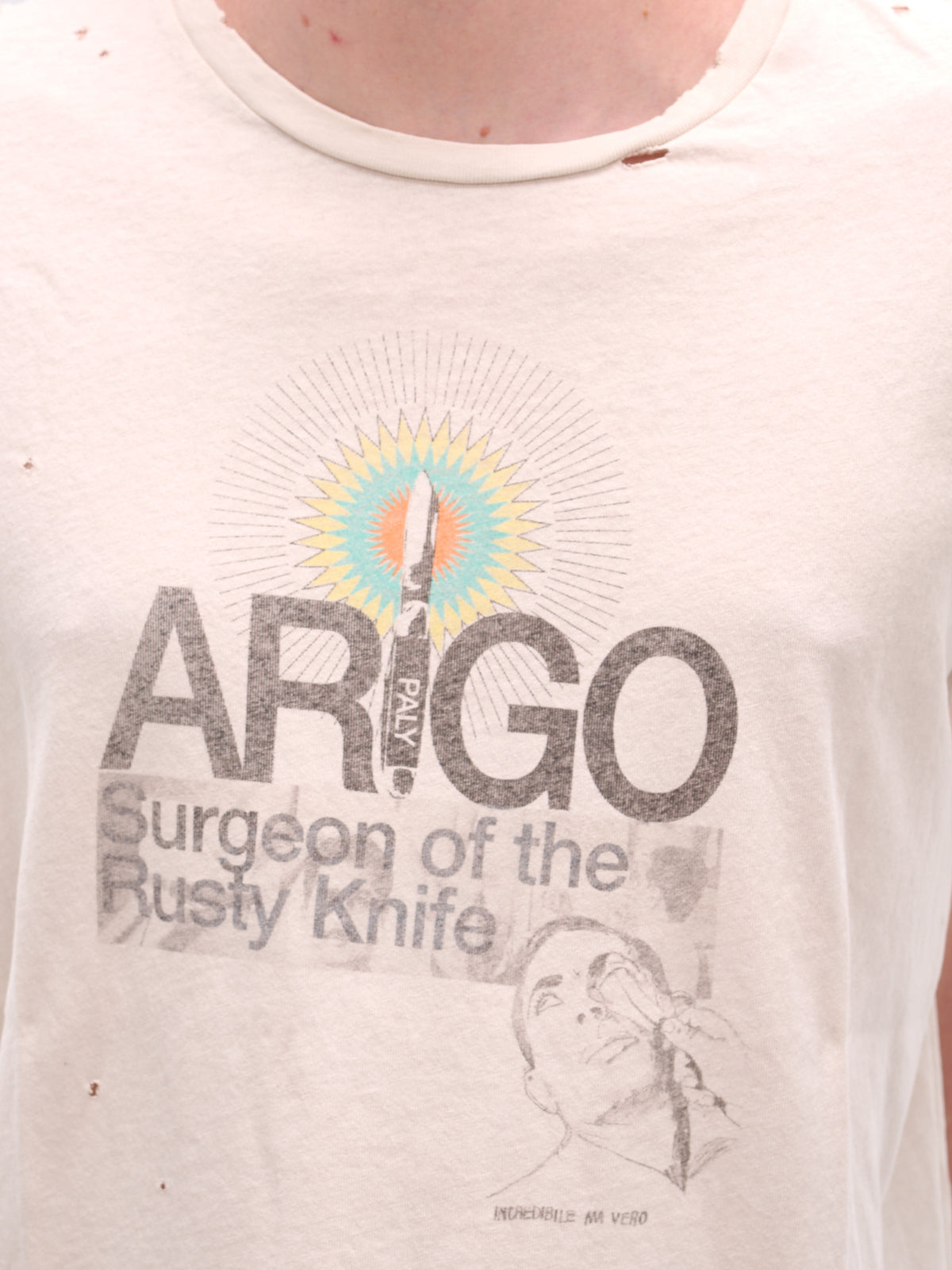 Cream 'Arigo' Graphic Tee (2U009Q3009VWT-CREAM)
