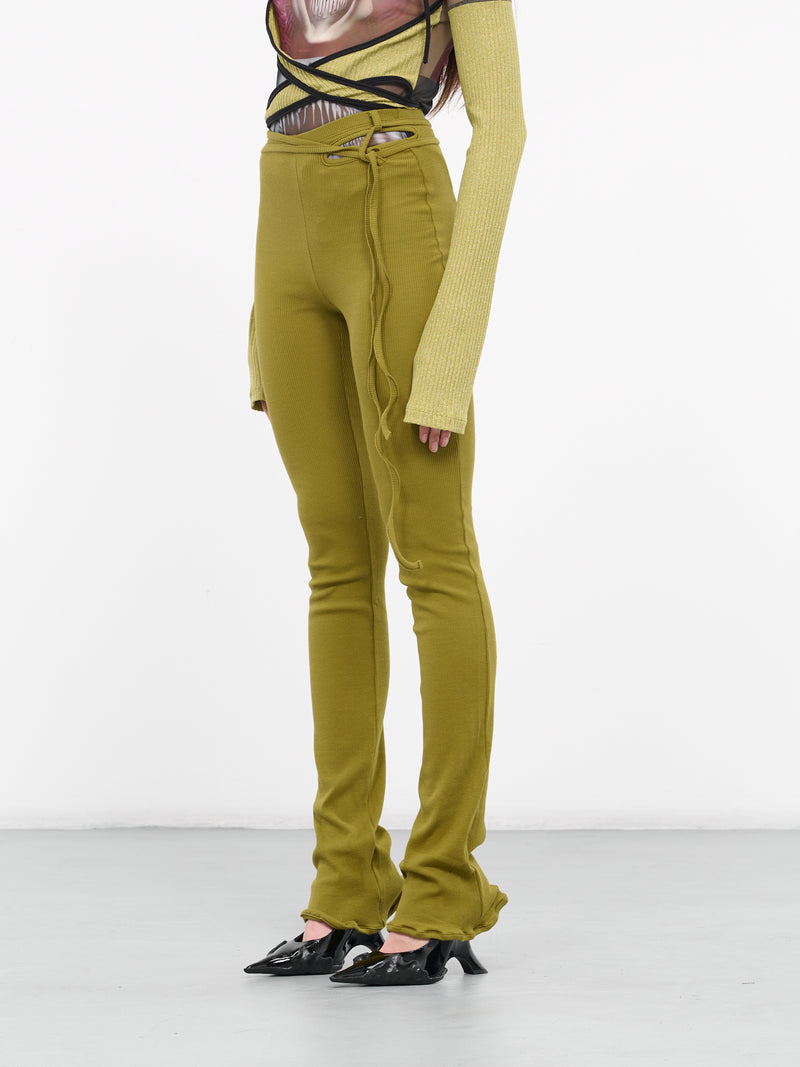 Rib Lounge Pants (407502-MILITARY-GREEN)