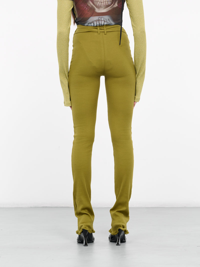 Rib Lounge Pants (407502-MILITARY-GREEN)