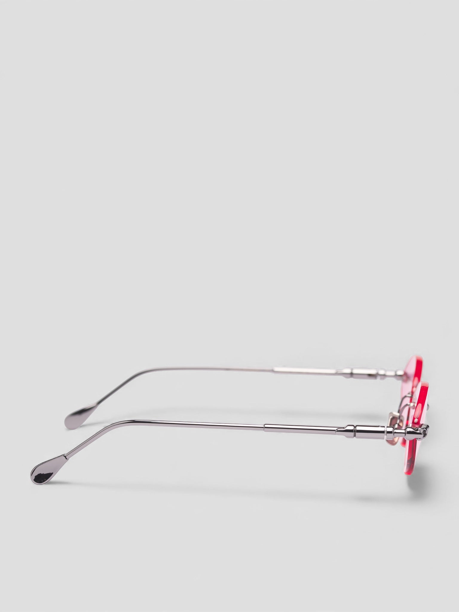 Metal Oval Rimless Pink Sunglasses (KRSH65GM0000004P-PINK)