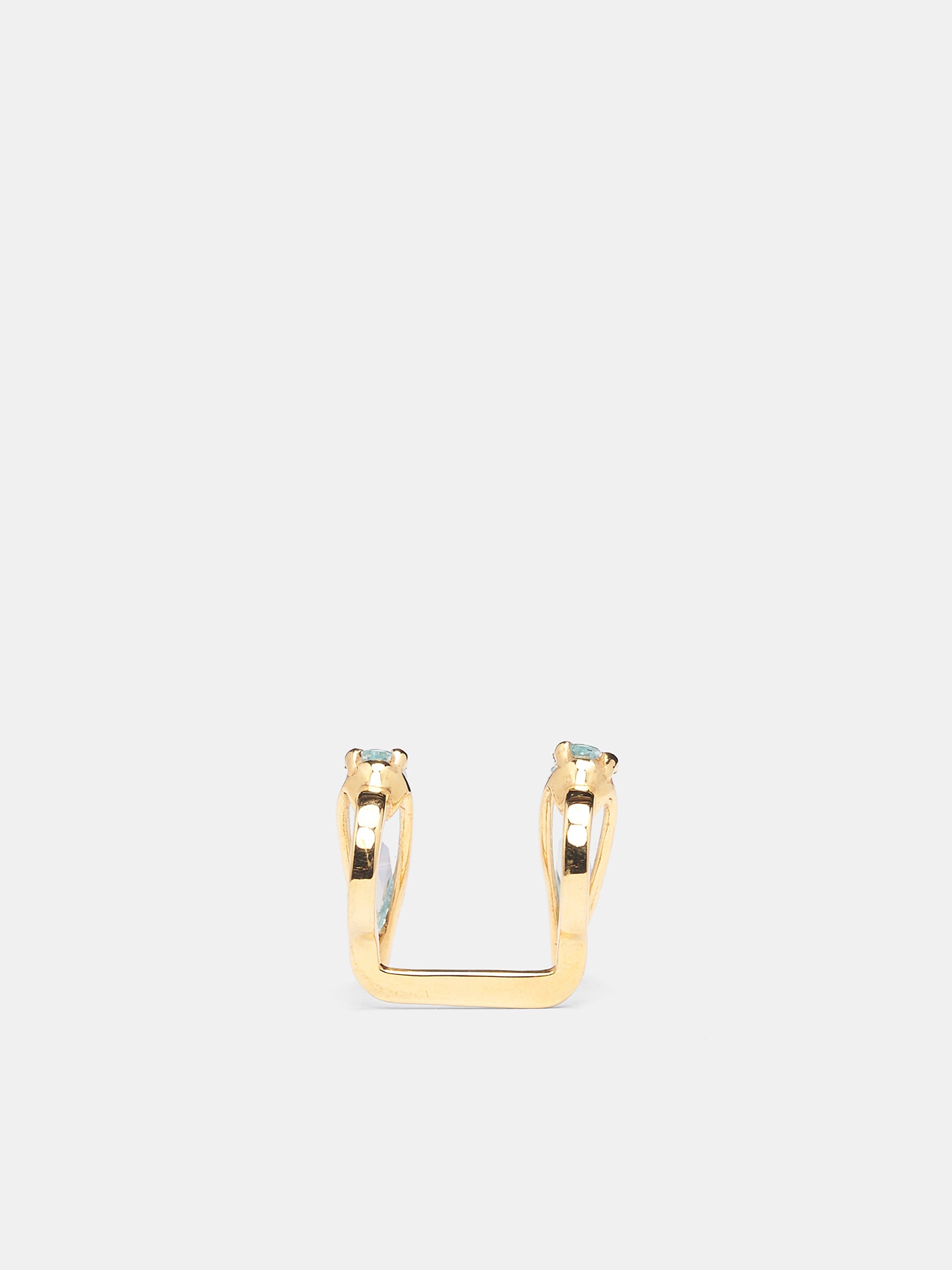 Gold Sharp Viper Mouth Ear Cuff (SHARP-VIPER-MOUTH-GOLD-VERMEIL)