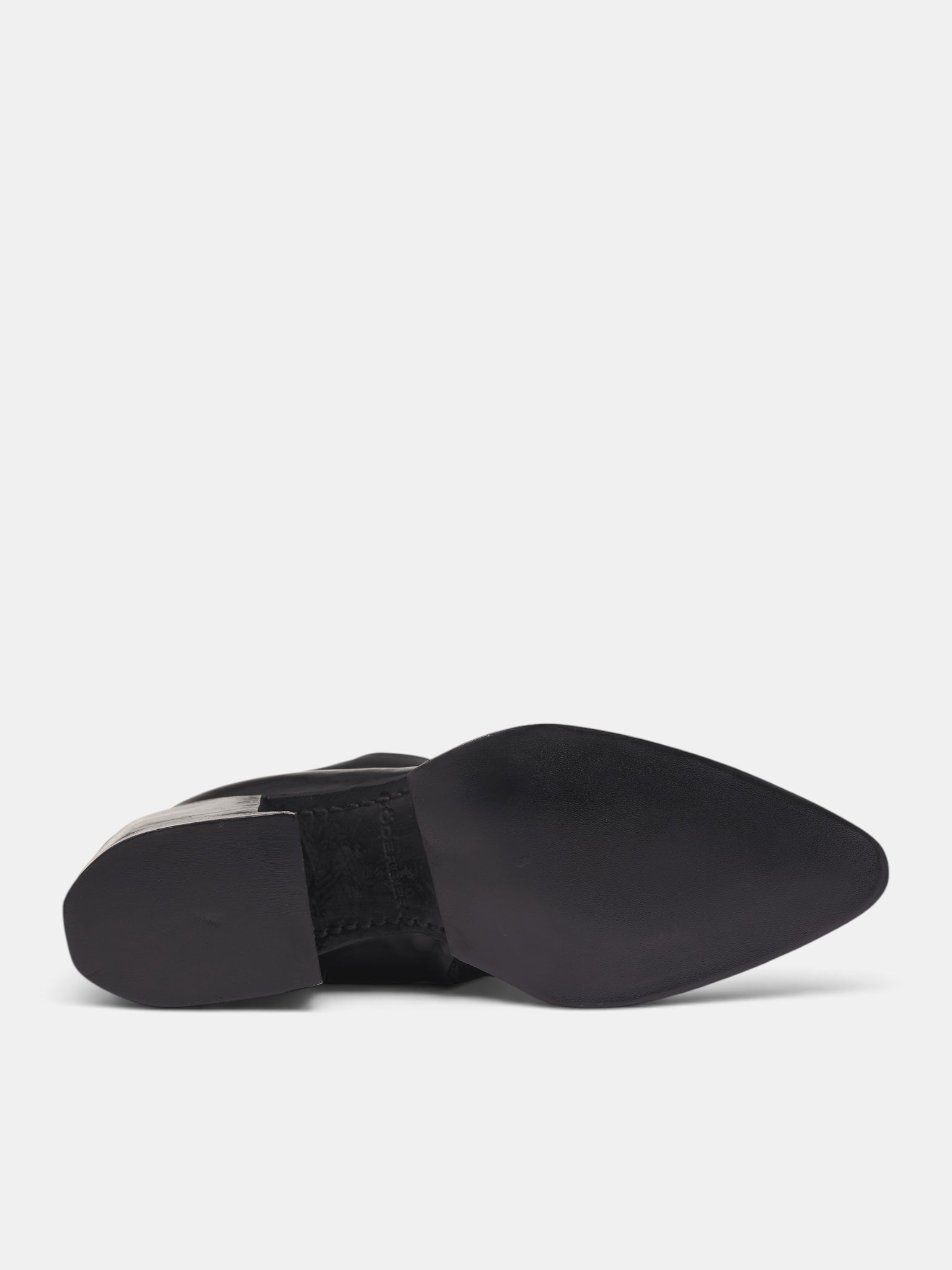 Black Leather Dagger Boots (43-DAGGER-BOOTS-BLACK)